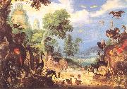 Roelant Savery Landscape w Birds oil painting reproduction